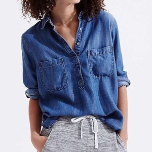 Lou & Grey Chambray Easy Shirt